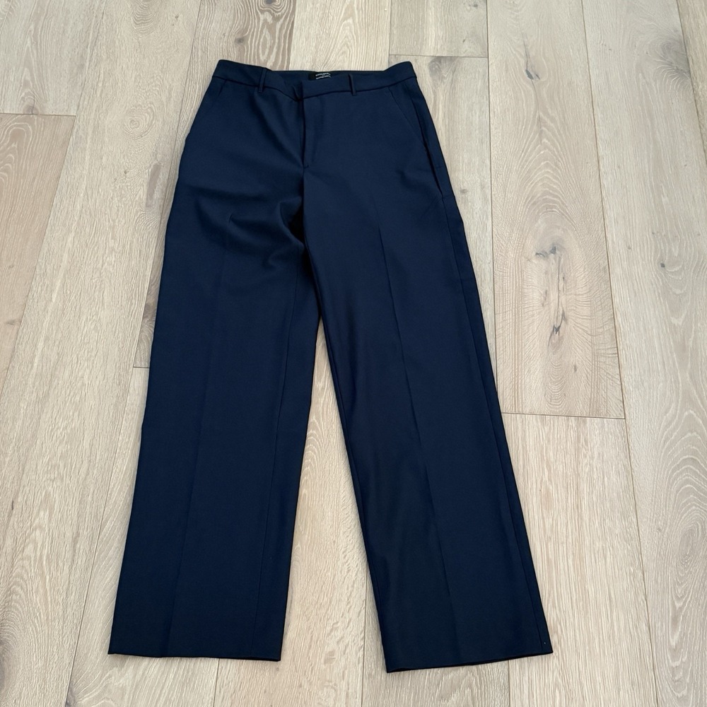Banana Republic Navy Sculpted Stretch Women's Pants Size 4 NWT
